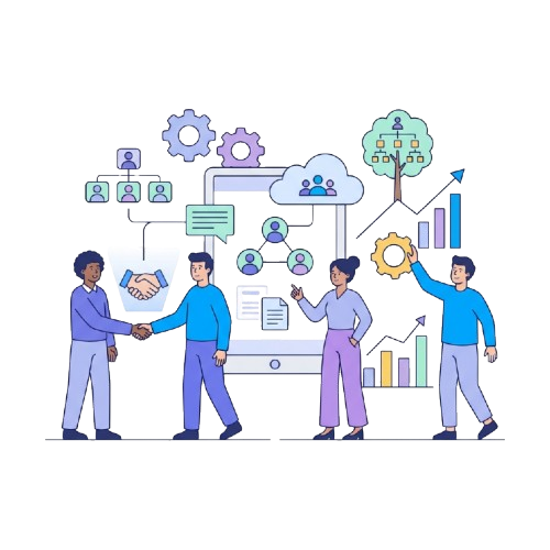 Security & Password Reset Illustration